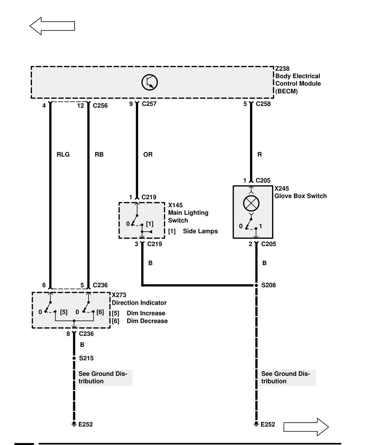 Interior Lamps – Circuit Diagram