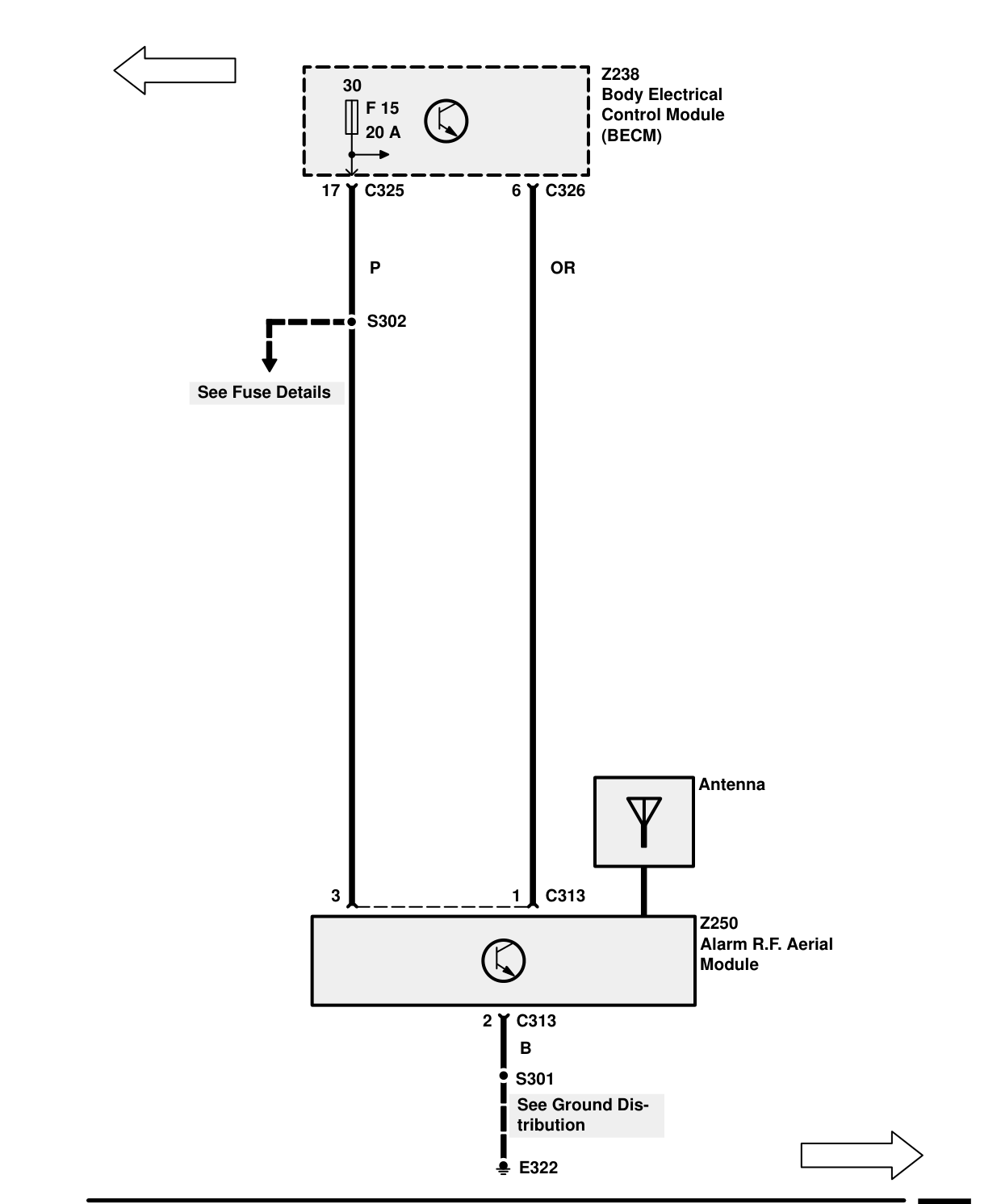 Sunroof – Circuit Diagram
