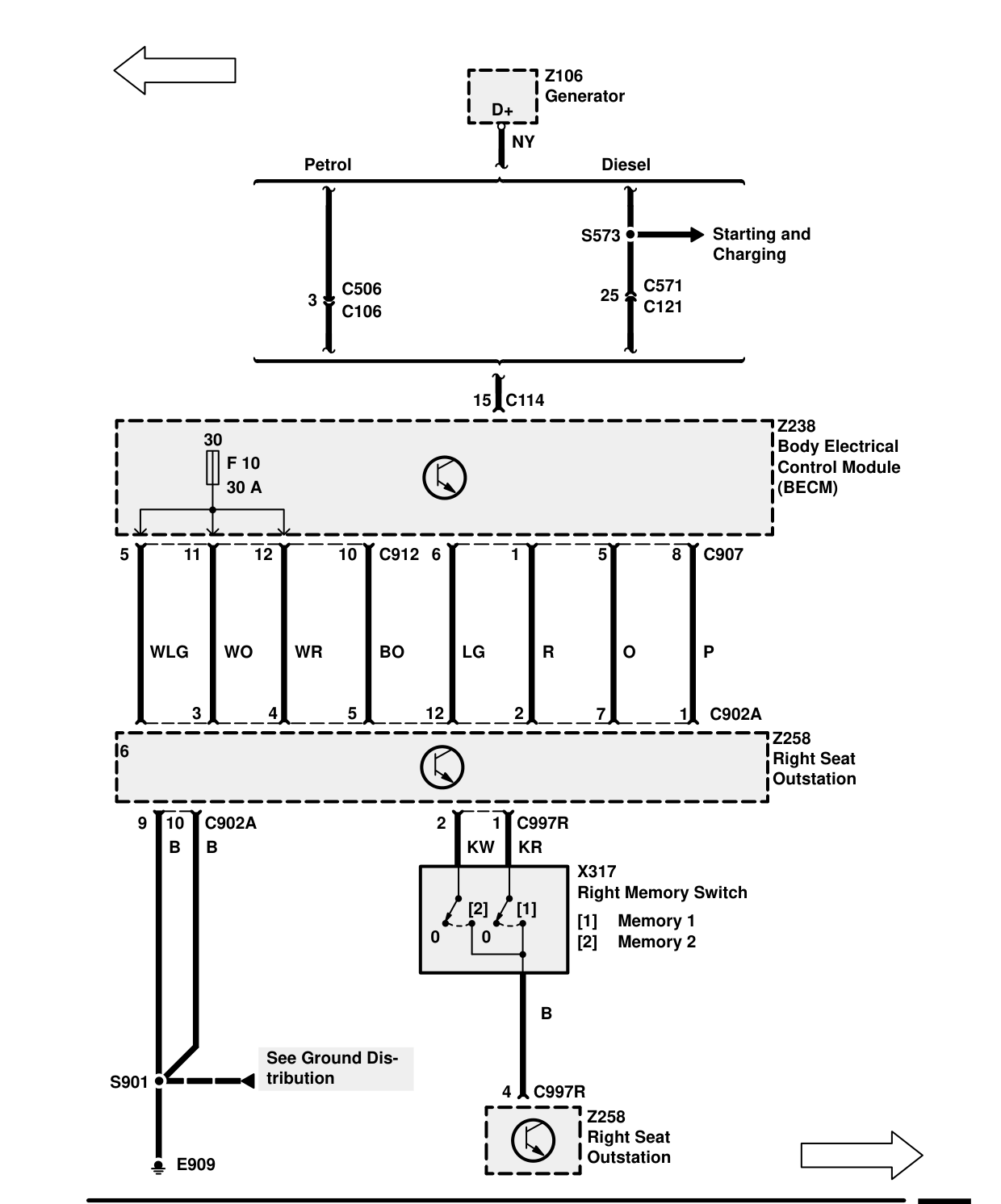 Memory Mirrors – Circuit Diagram