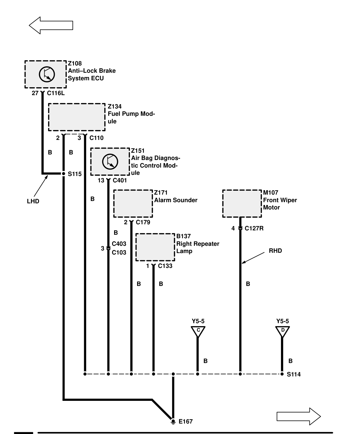 Ground Distribution – Circuit Diagram
