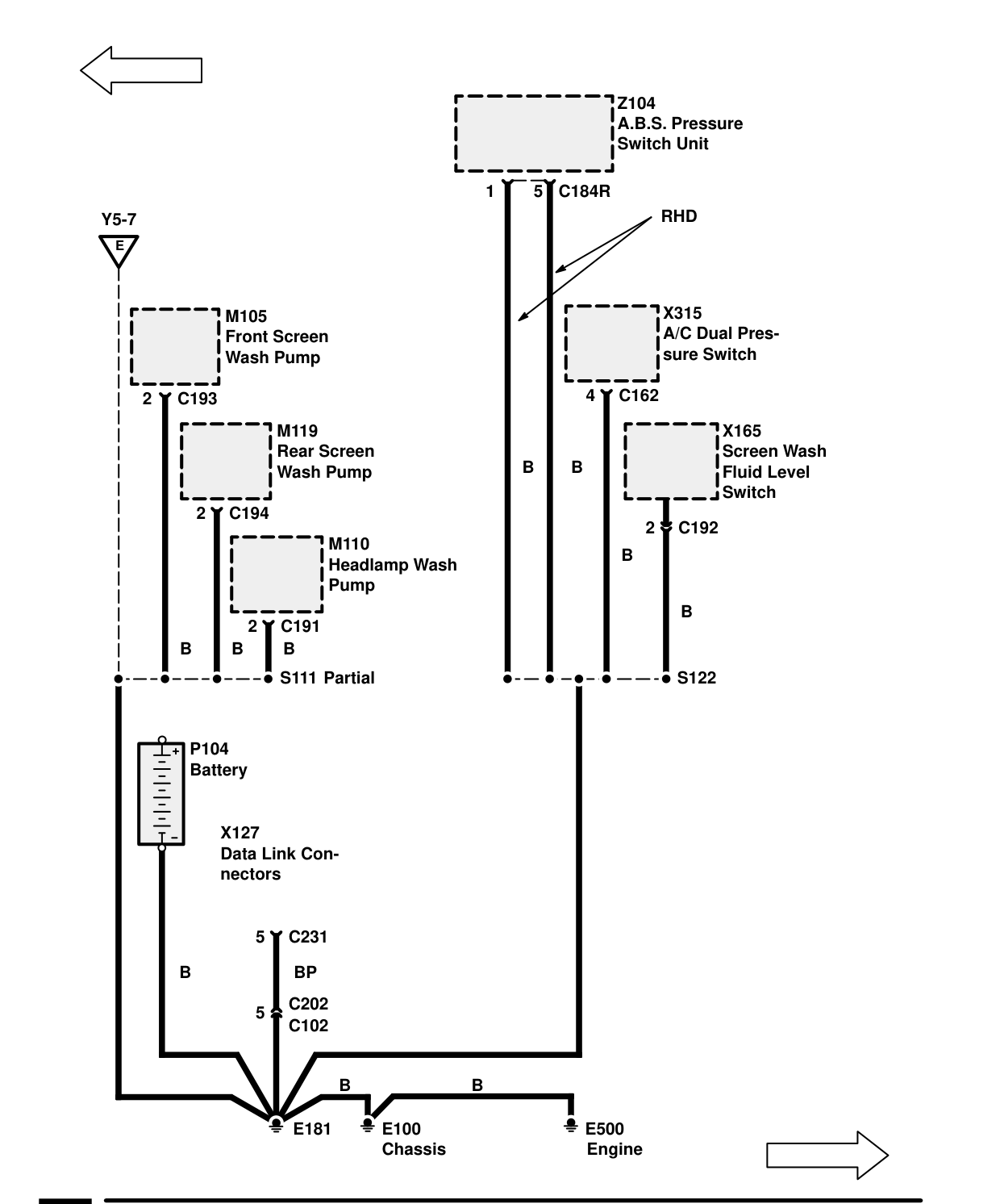 Ground Distribution – Circuit Diagram