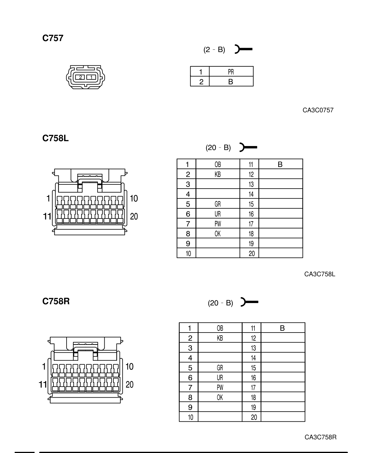 Connector Views – Circuit Diagram
