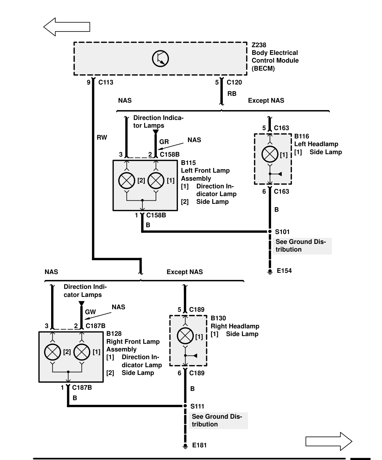 Side Lamps – Circuit Diagram