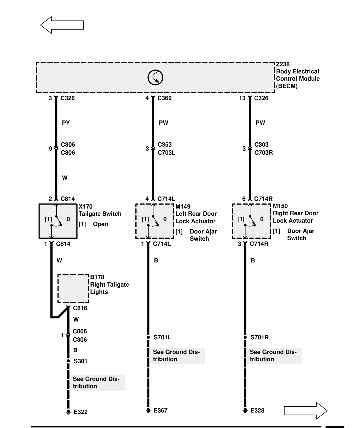Interior Lamps – Circuit Diagram