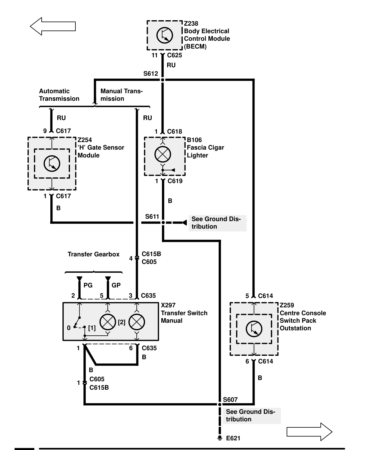 Interior Lamps – Circuit Diagram