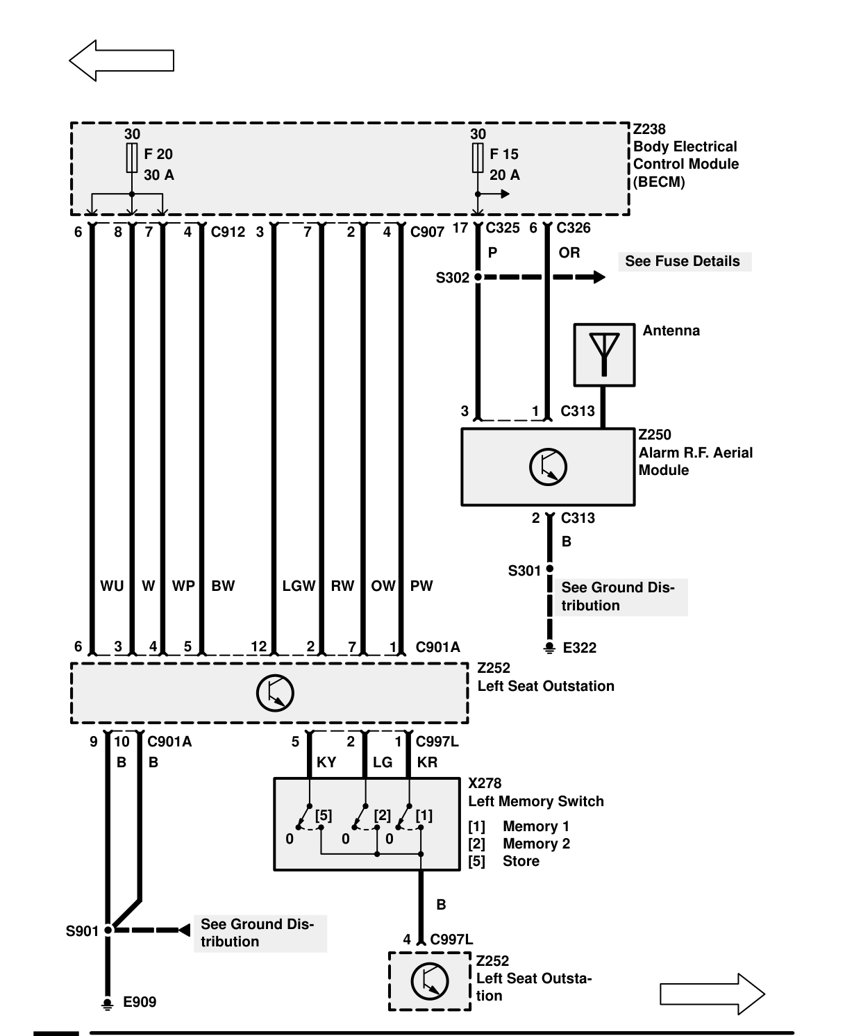 Memory Mirrors – Circuit Diagram