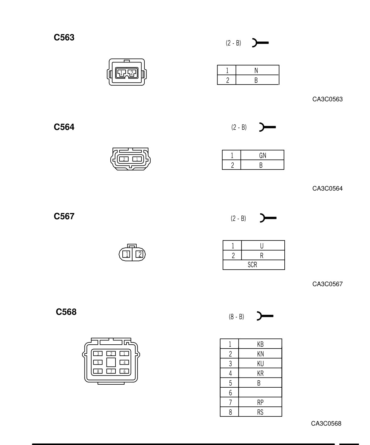 Connector Views – Circuit Diagram