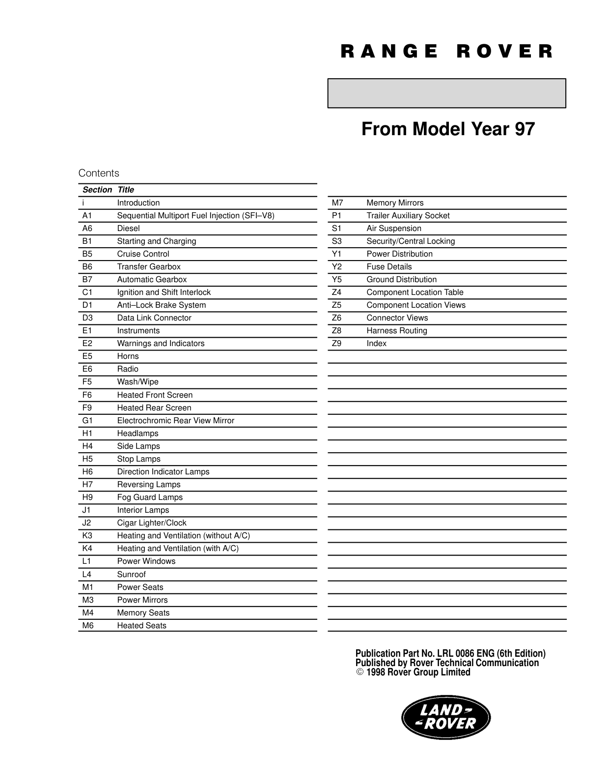 Introduction – Electrical Troubleshooting Manual