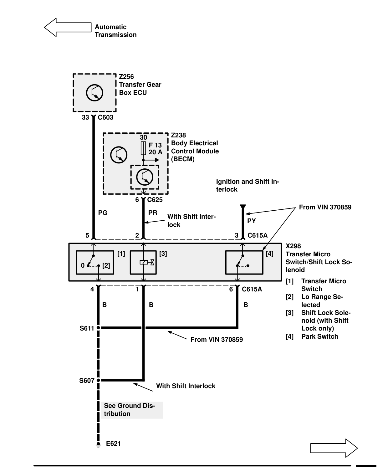 Transfer Gearbox – Circuit Diagram