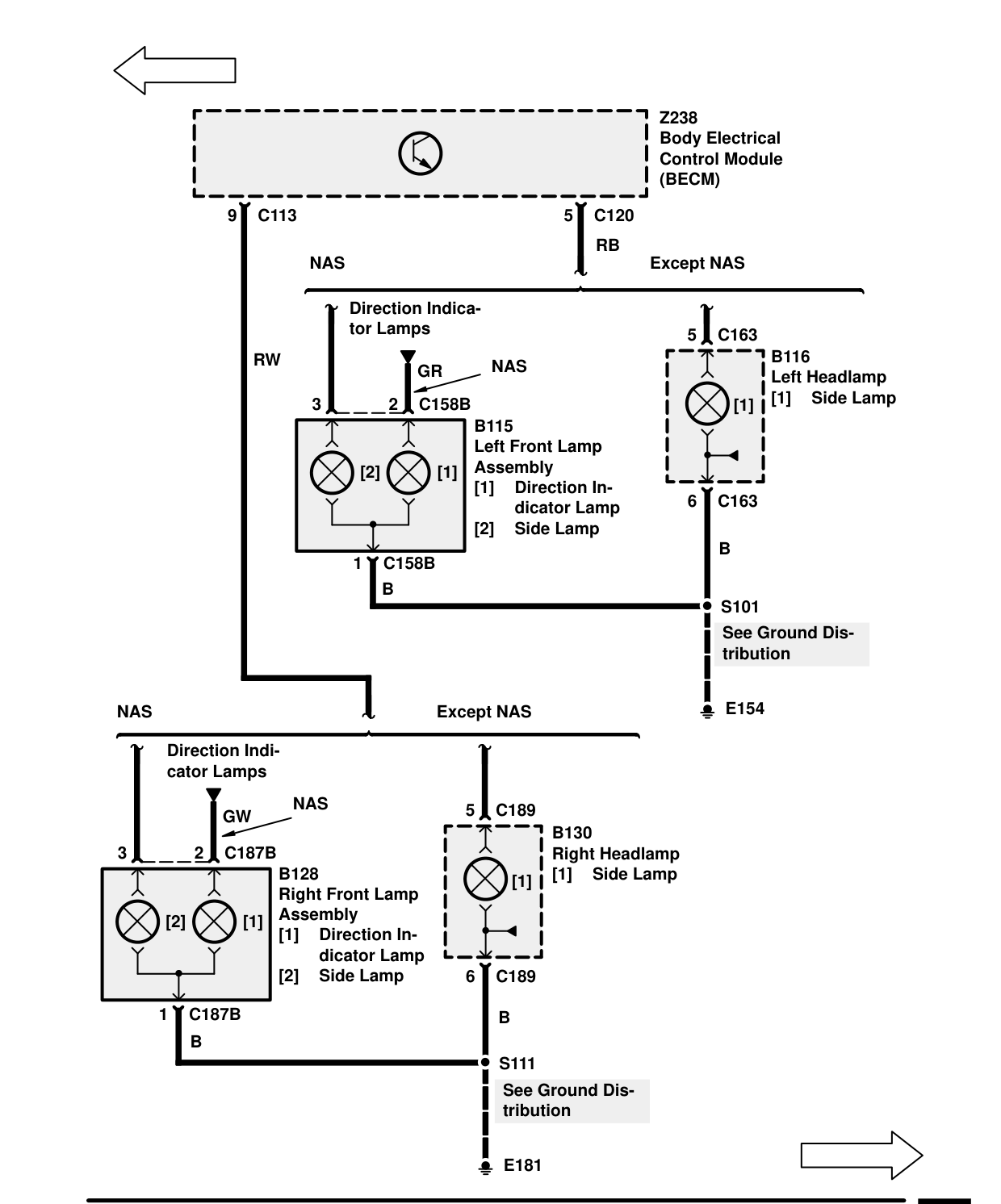 Side Lamps – Circuit Diagram