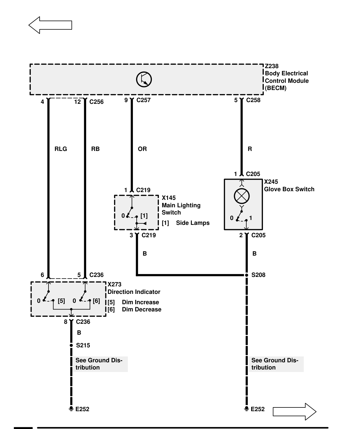 Interior Lamps – Circuit Diagram