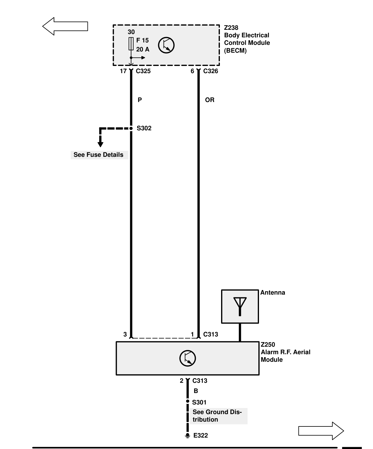 Power Windows – Circuit Diagram