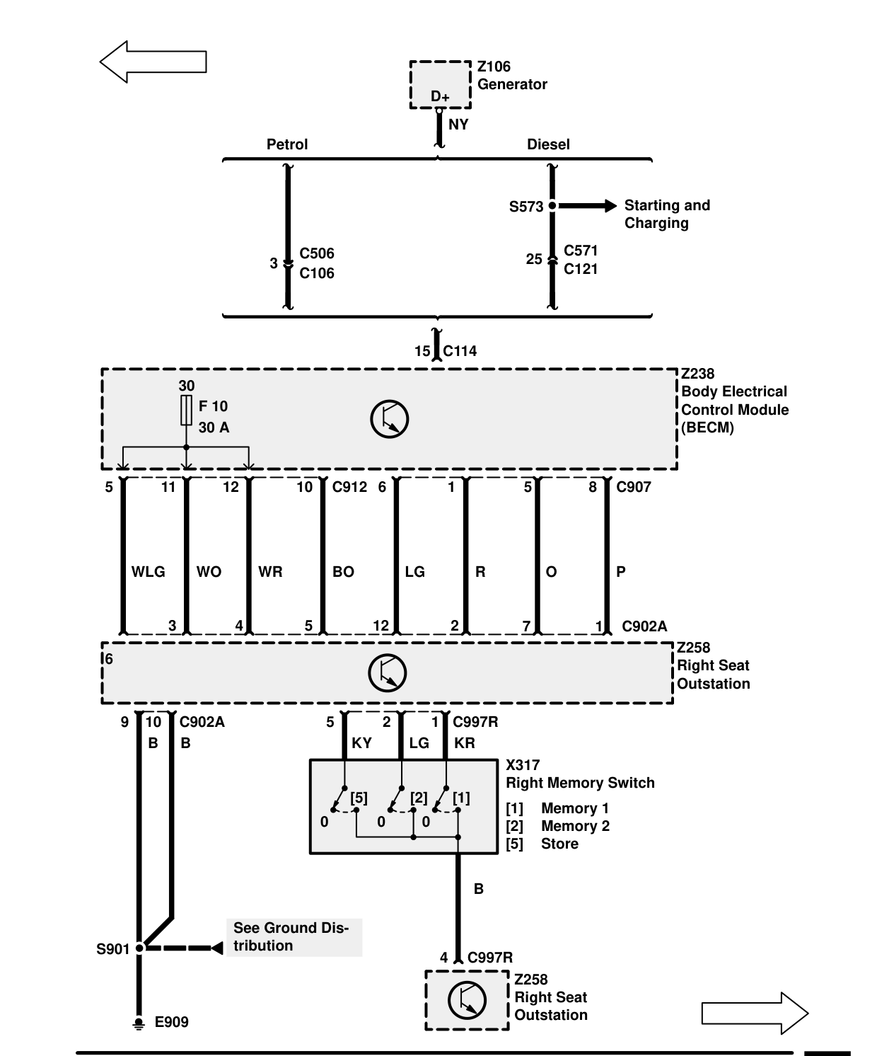 Memory Mirrors – Circuit Diagram