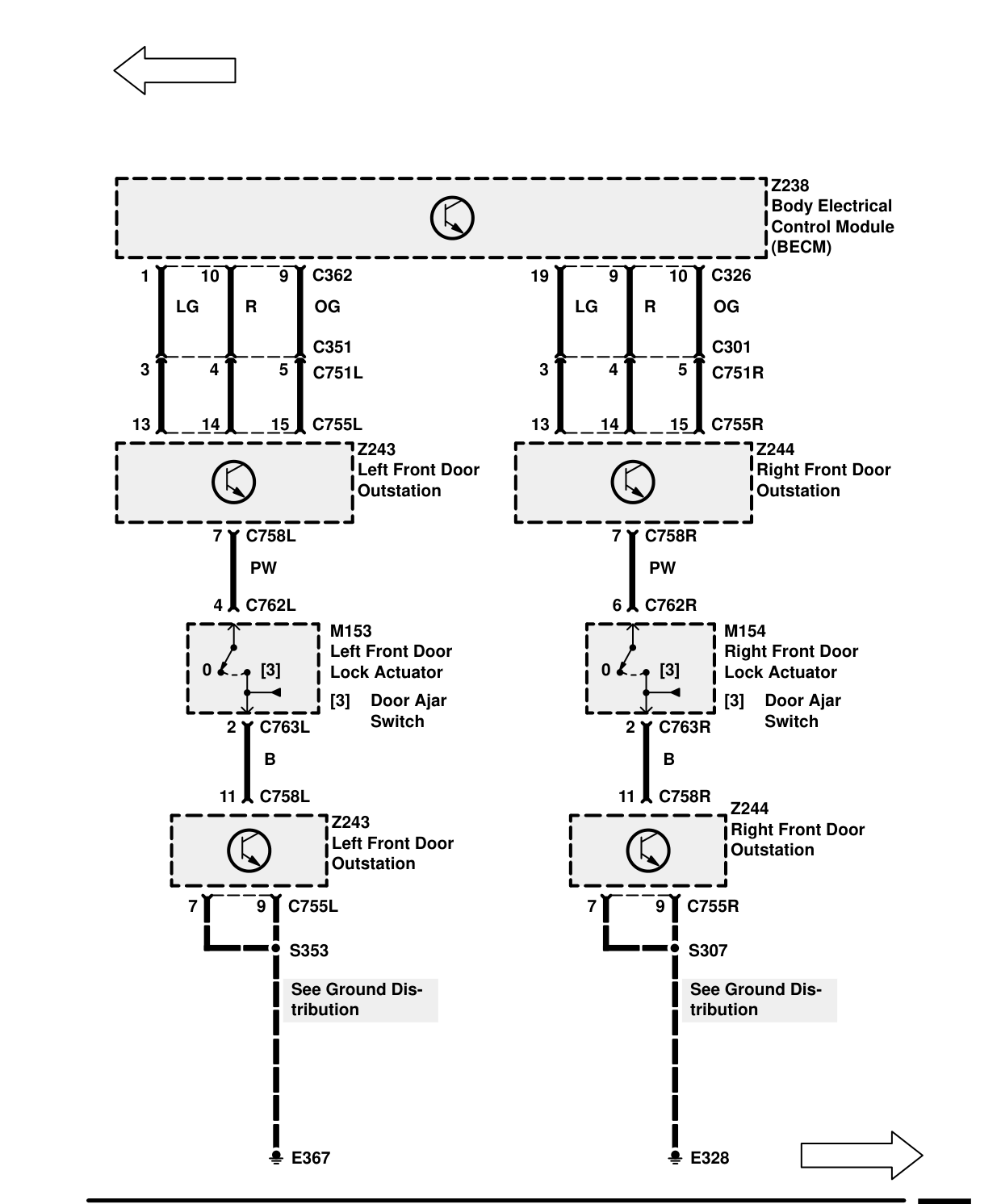 Air Suspension – Circuit Diagram