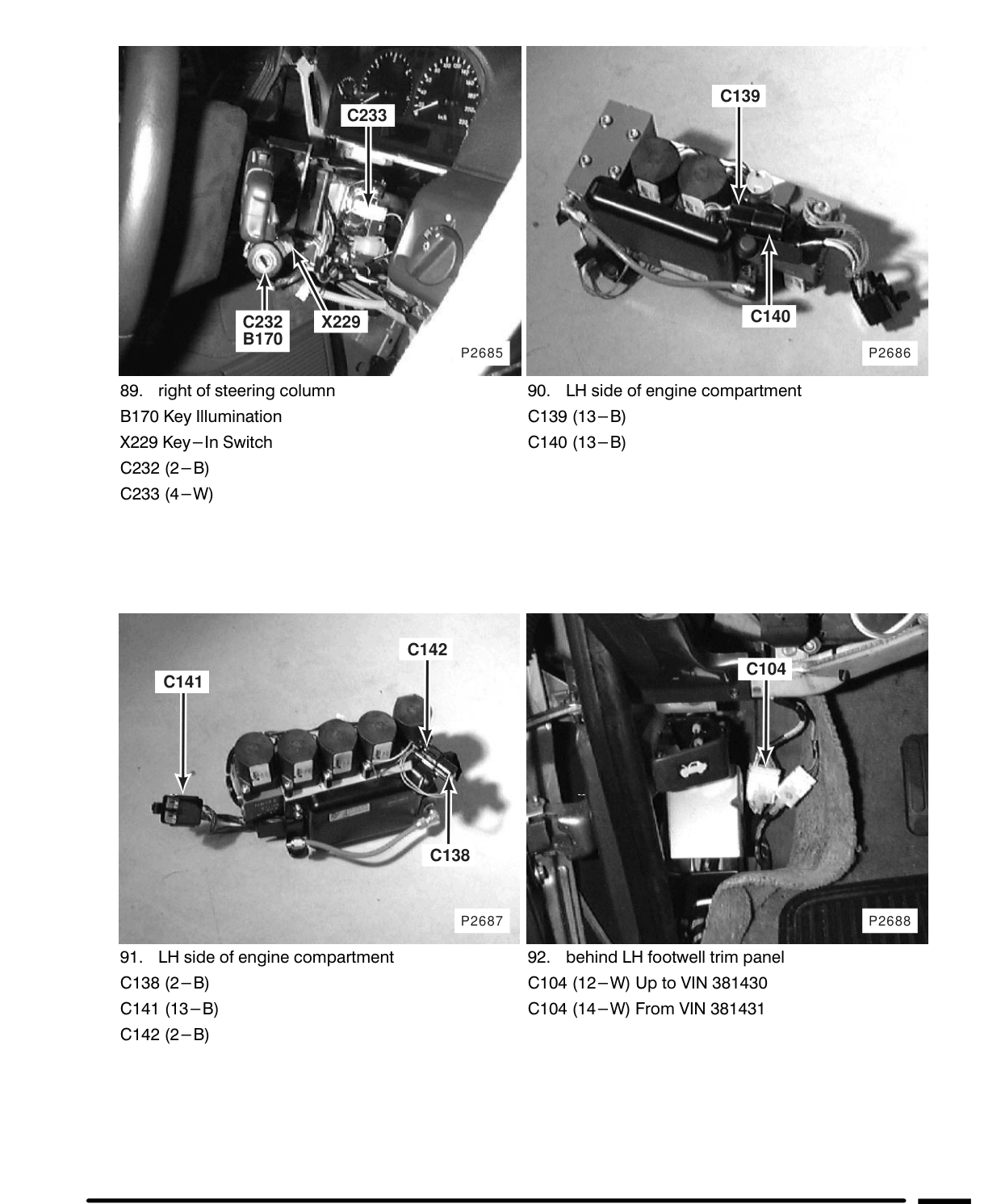 Component Location Views – Rev: 02/98