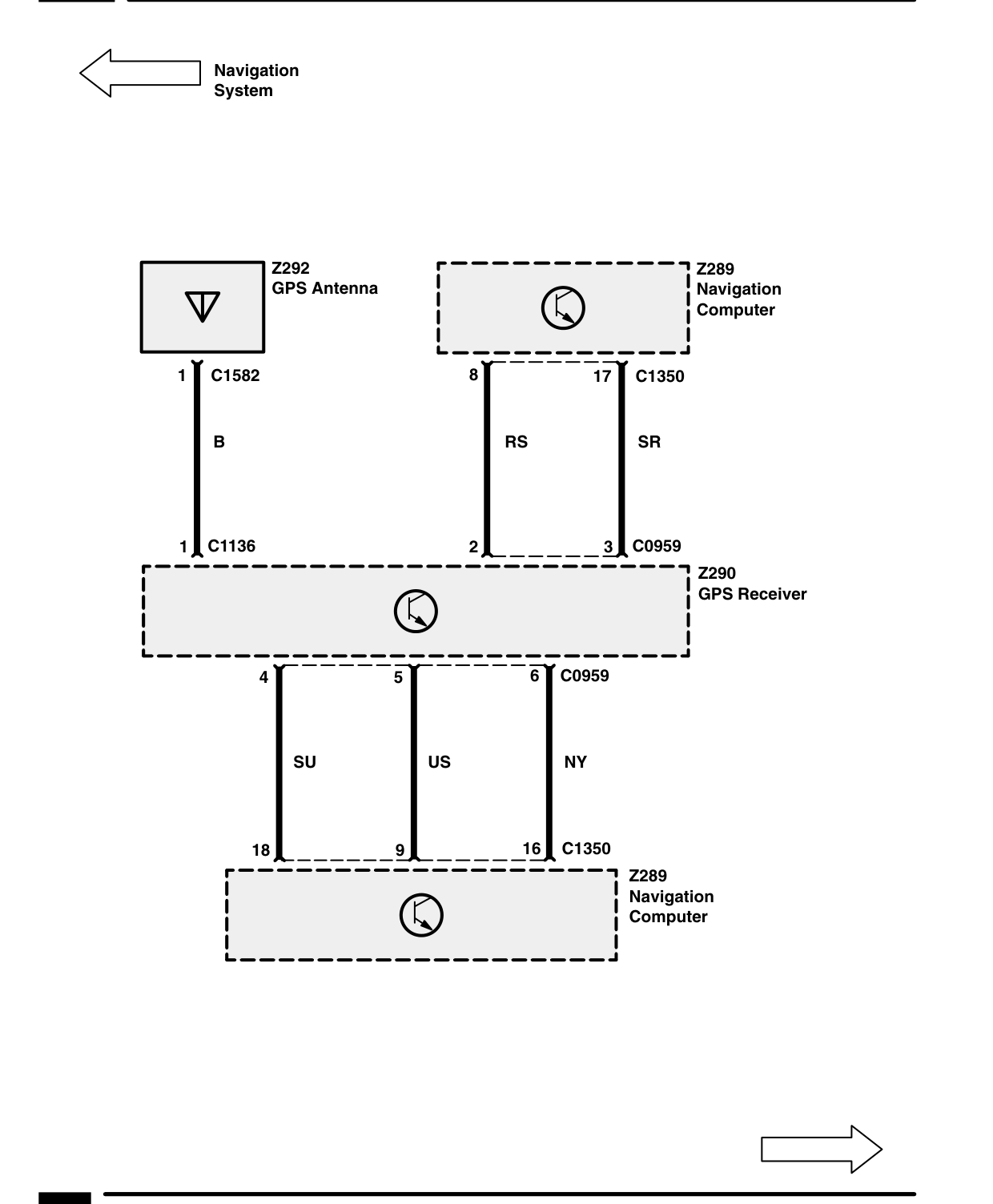 Navigation System – Circuit Diagram Add: 11/99