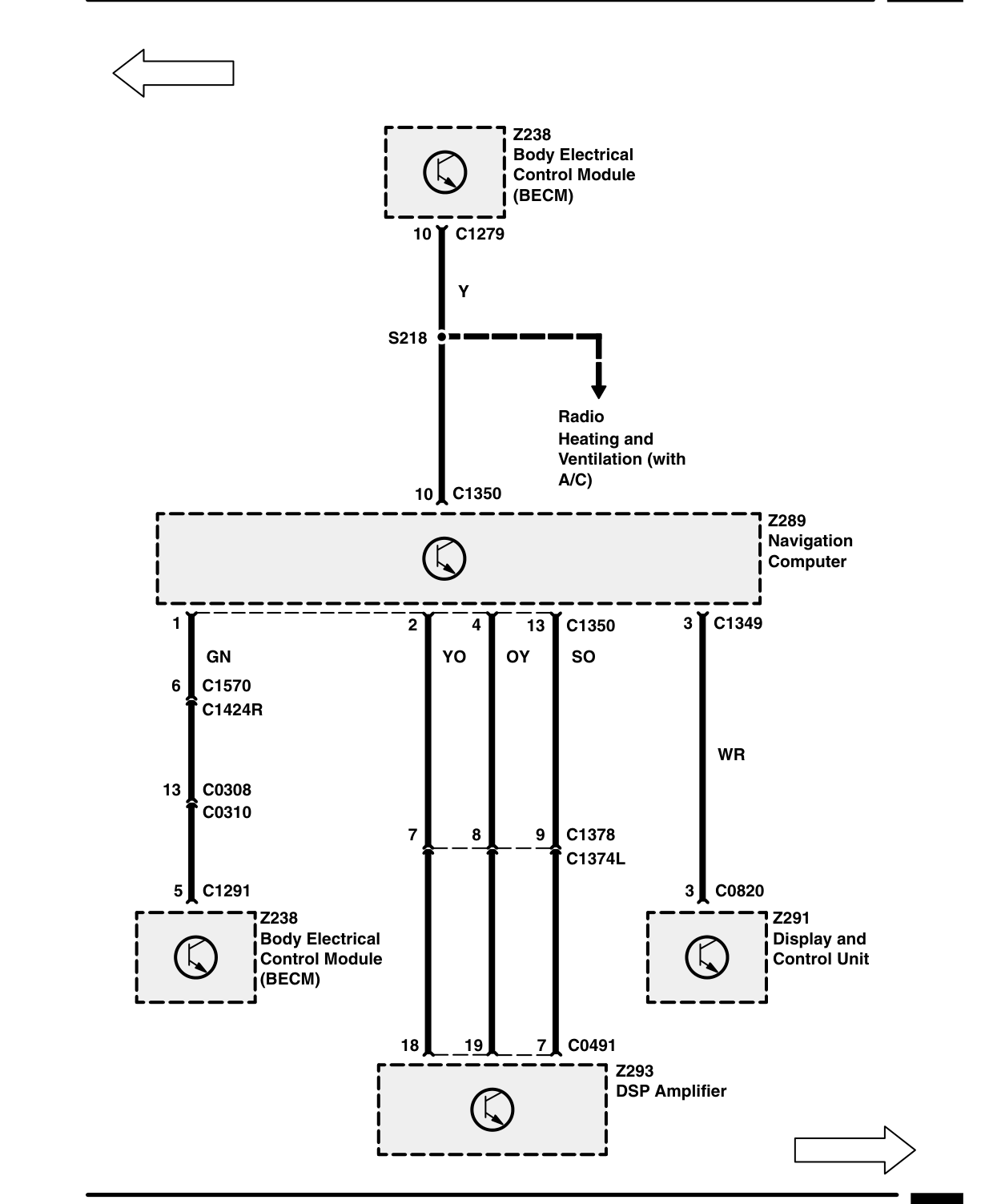 Navigation System – Circuit Diagram Add: 11/99