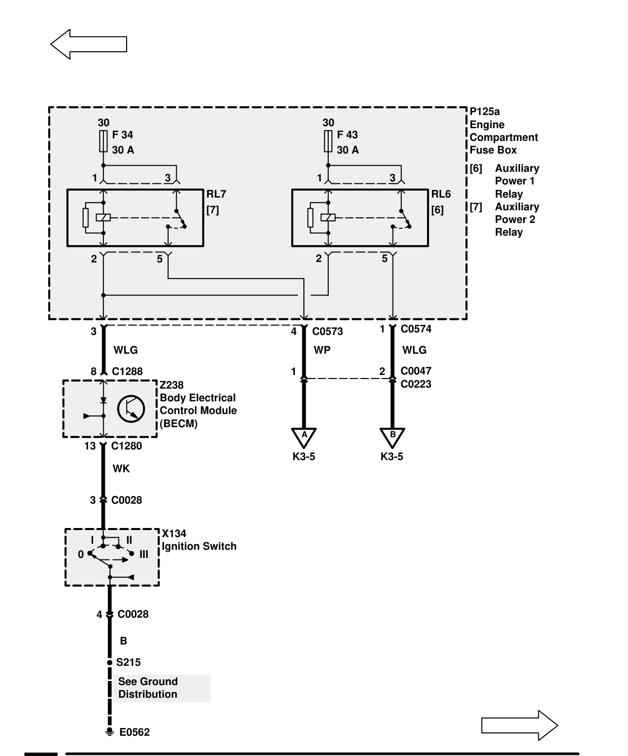 Heating And Ventilation (Without A/C) – Circuit Diagram