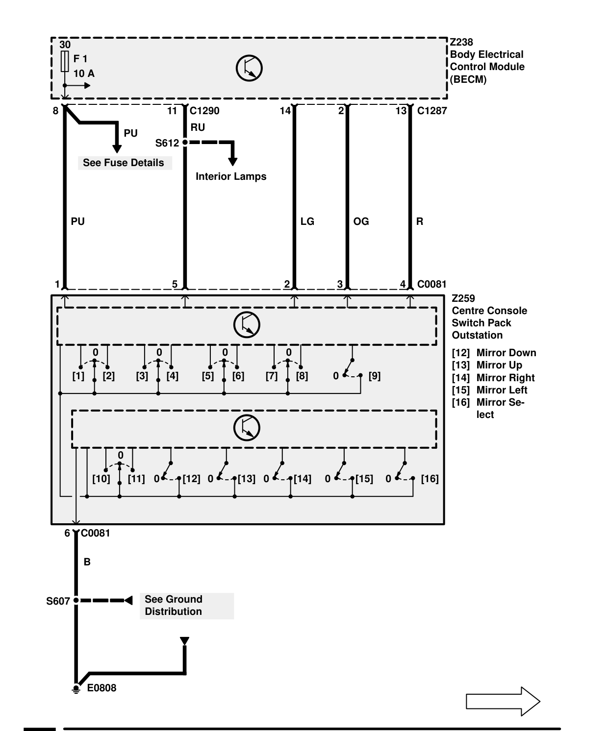 Memory Mirrors – Circuit Diagram