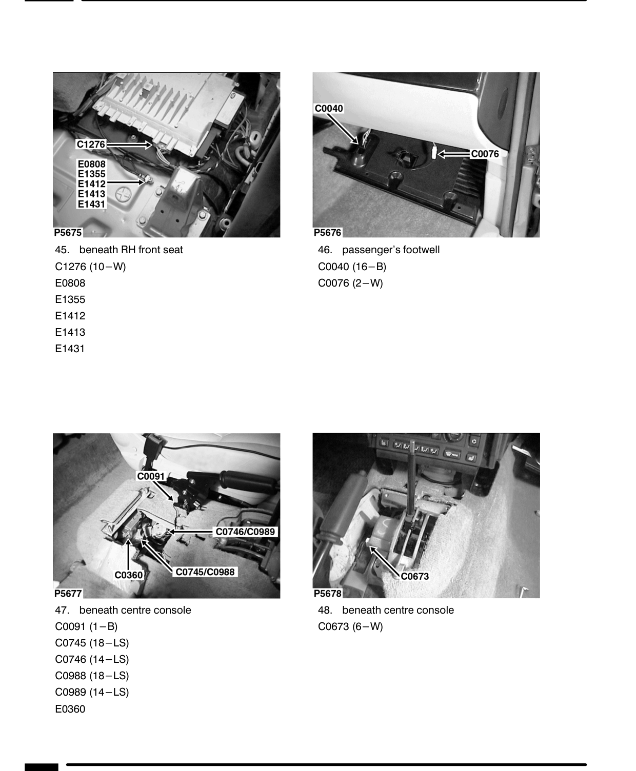 Component Location Views – Circuit Diagram