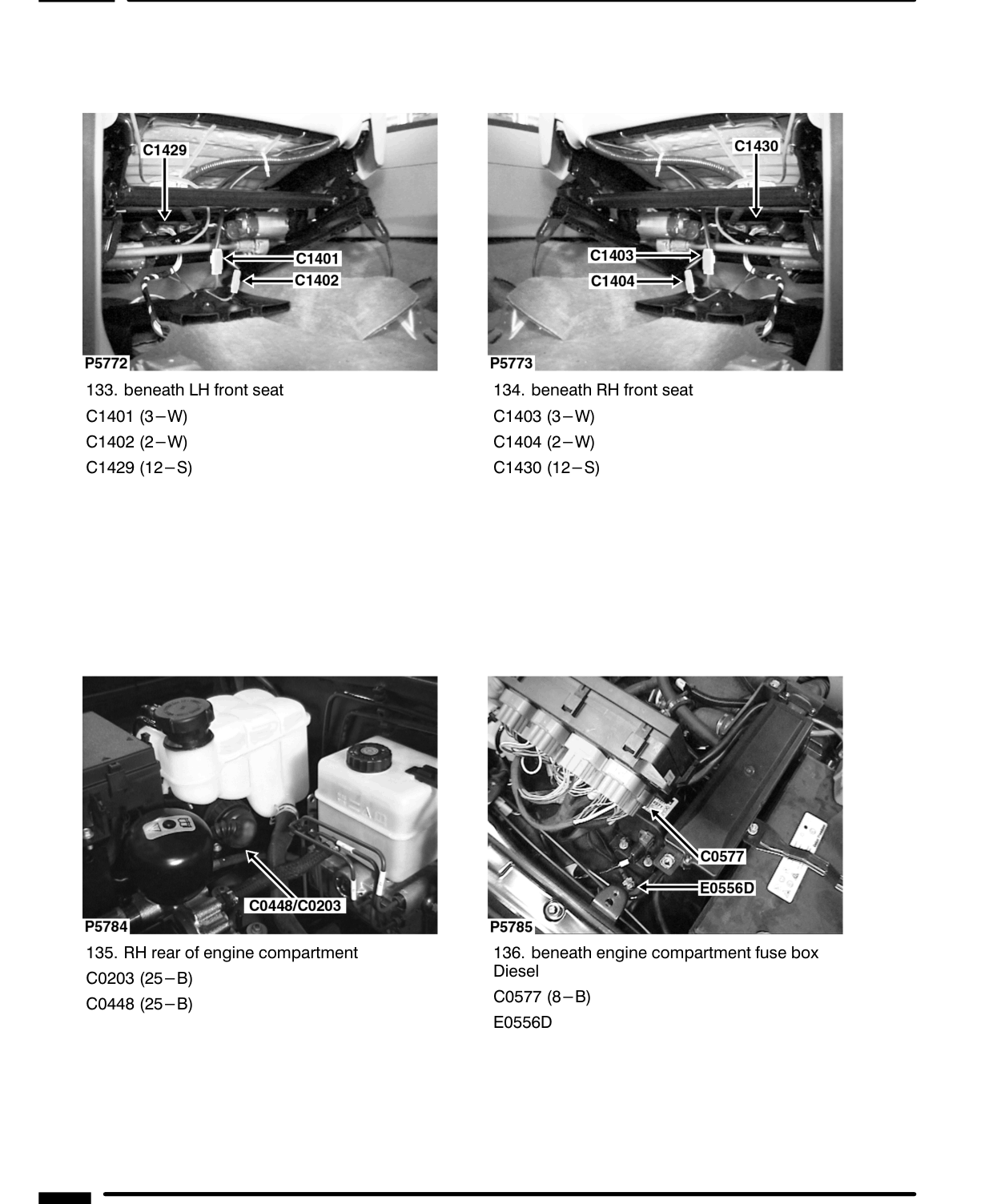 Component Location Views – Circuit Diagram