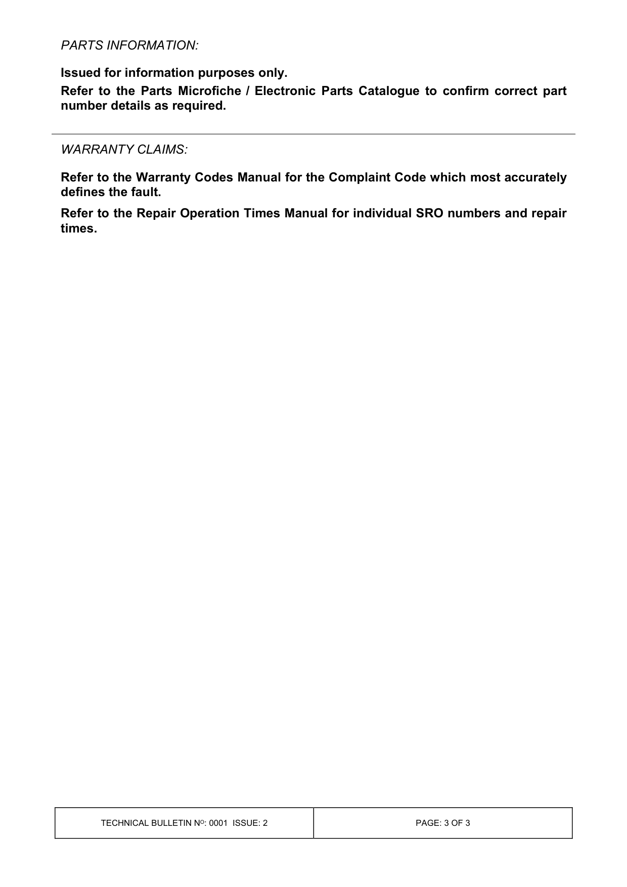 Steering Ball Joints - Premature Wear – bulletin page 3