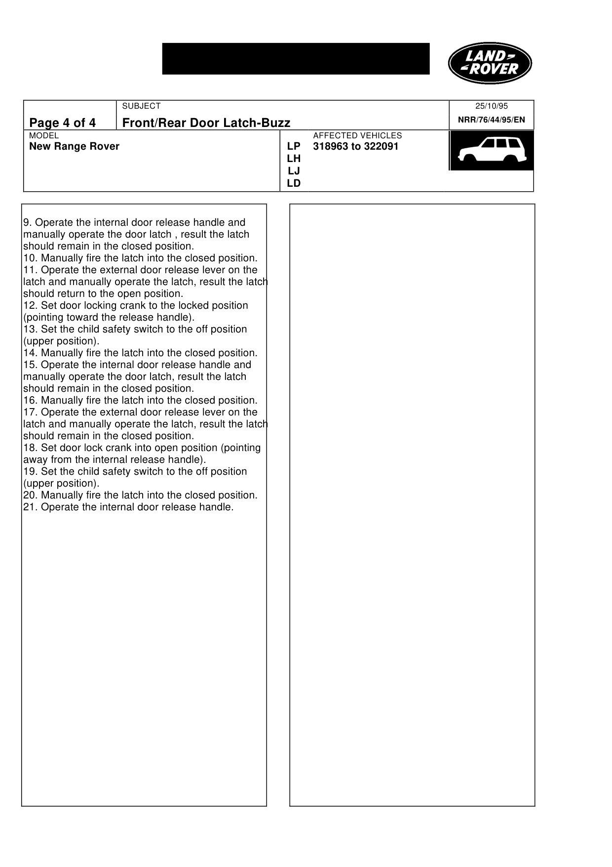 Front/Rear Door Latch-Buzz – bulletin page 4