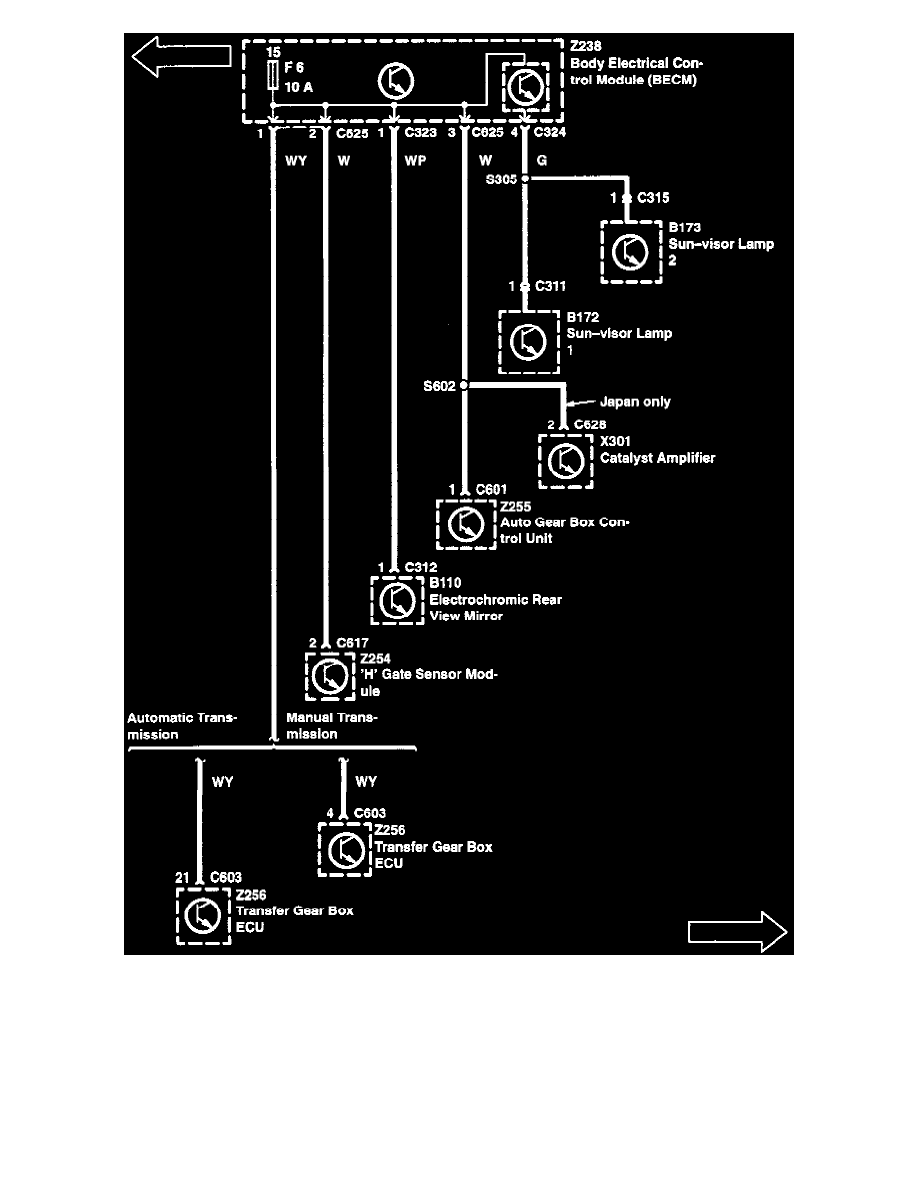 Land Rover Workshop Service and Repair Manuals > Range Rover SE (LP) V8