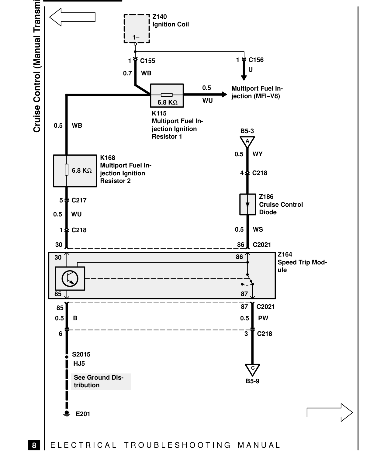 Cruise Control – Circuit Diagram