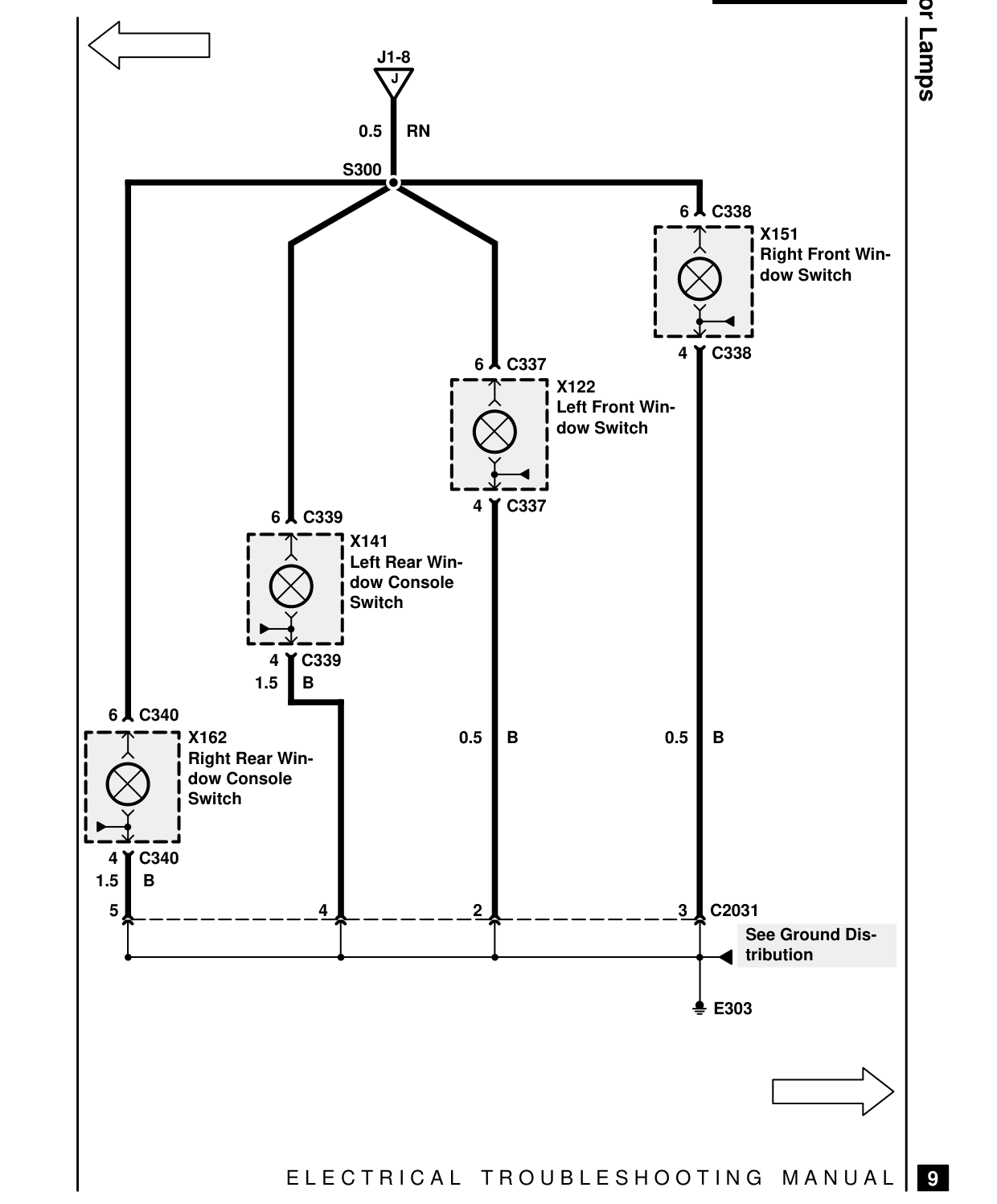 Interior Lamps – Circuit Diagram