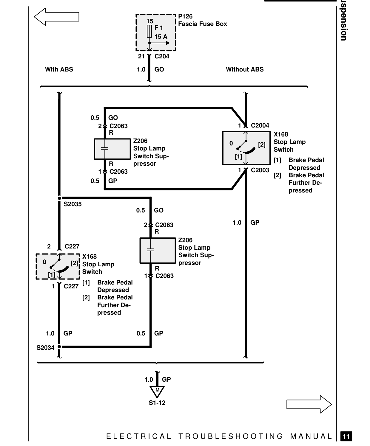 Air Suspension – Circuit Diagram