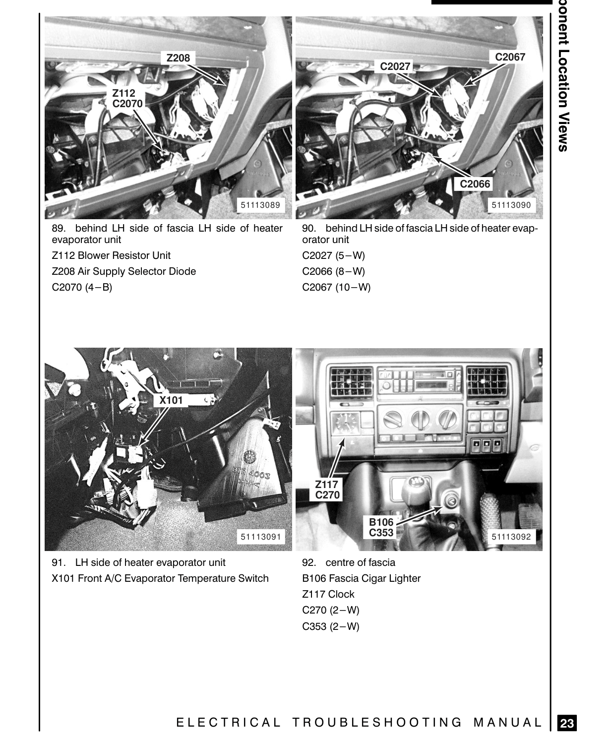 Component Location Views – Circuit Diagram