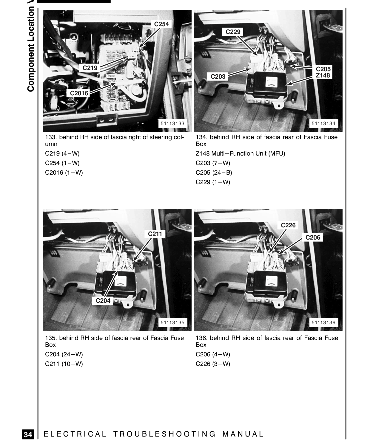Component Location Views – Circuit Diagram
