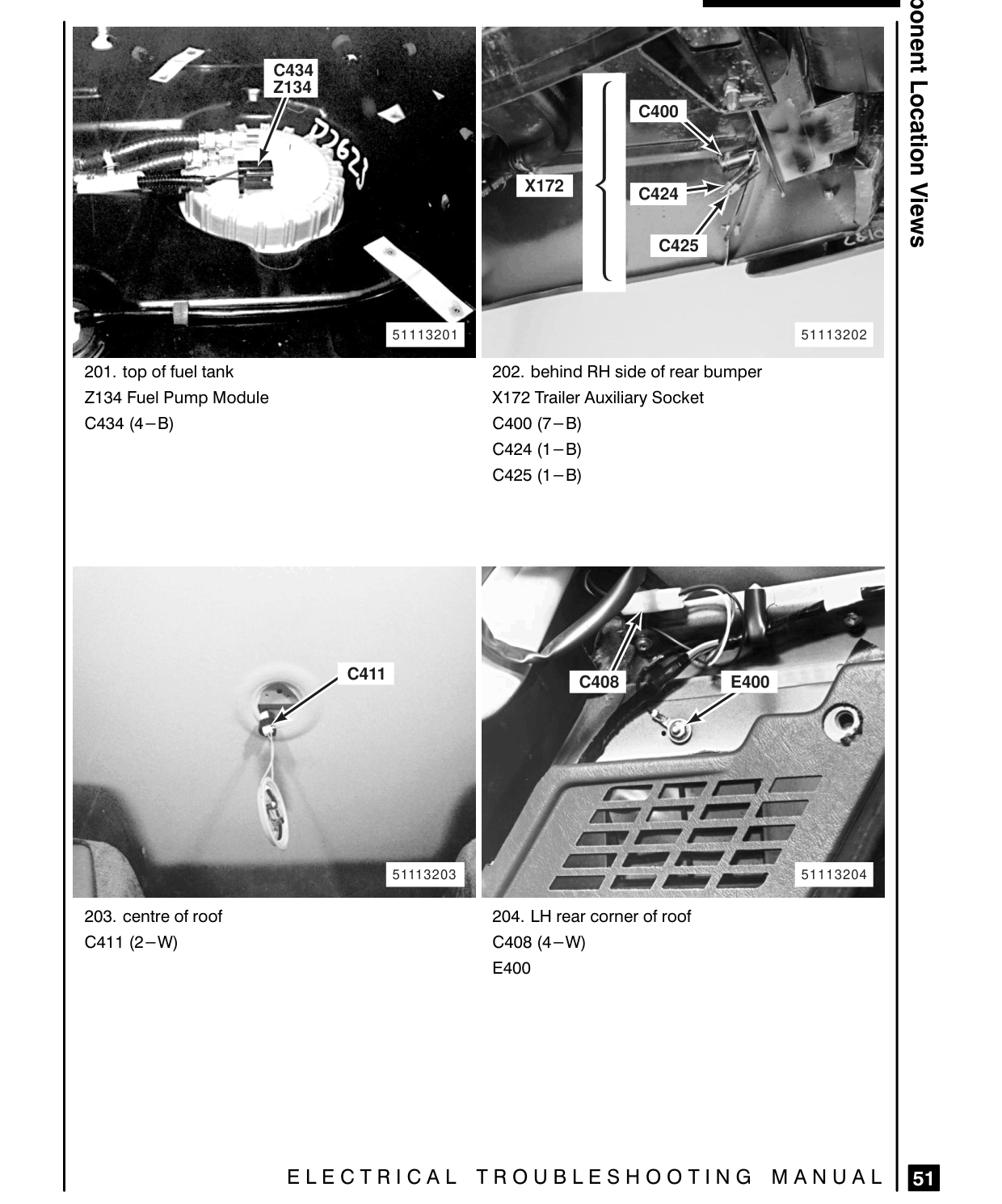 Component Location Views – Circuit Diagram
