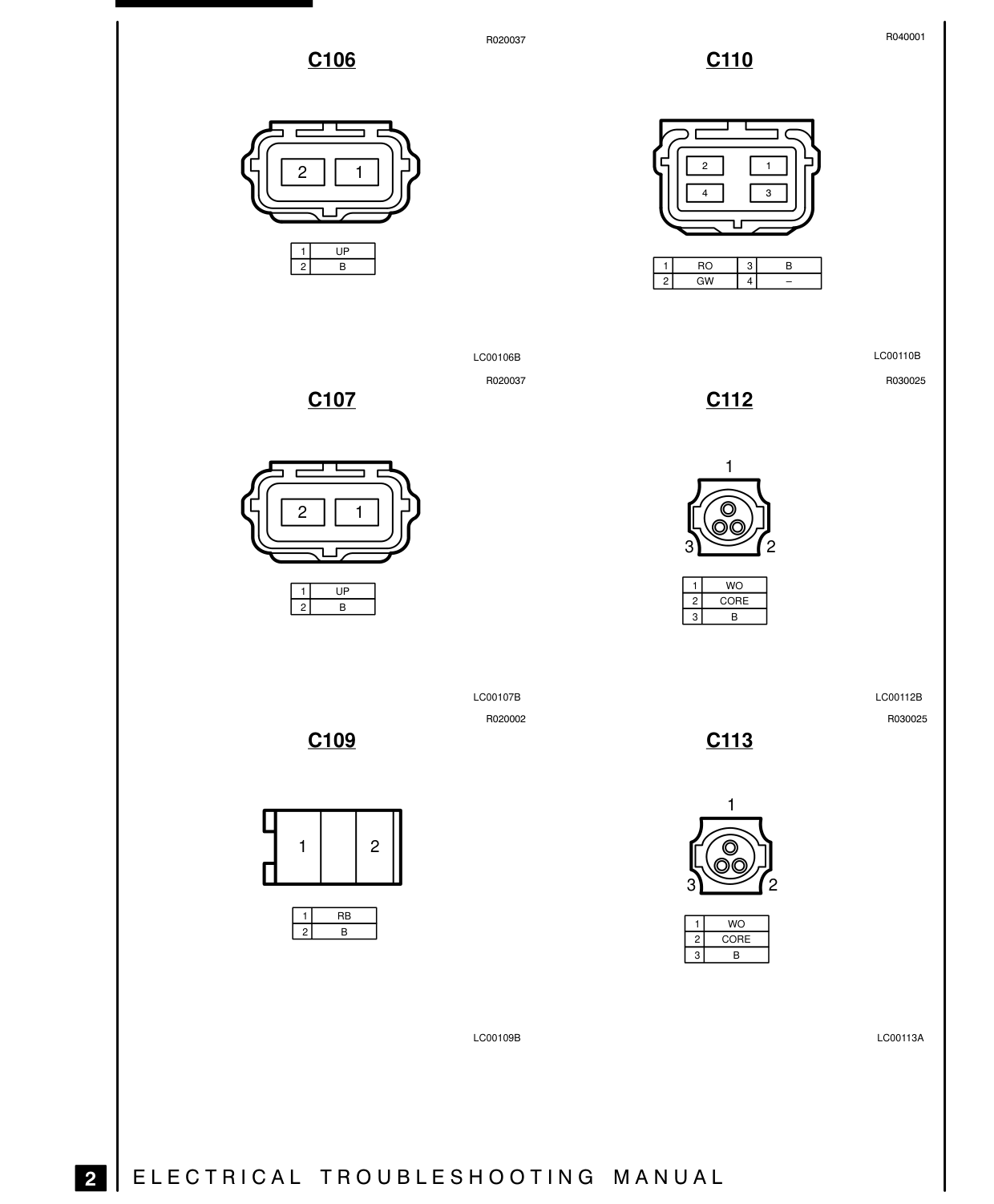 Connector Views – Circuit Diagram