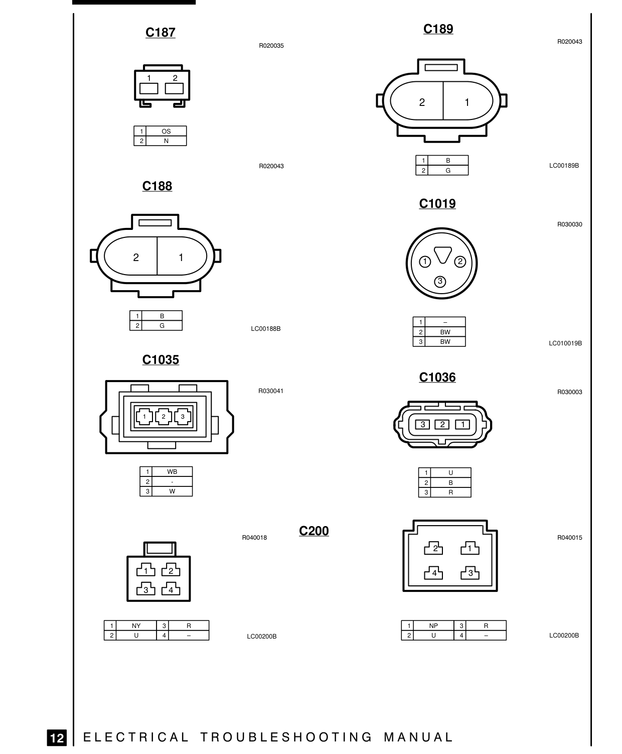 Connector Views – Circuit Diagram