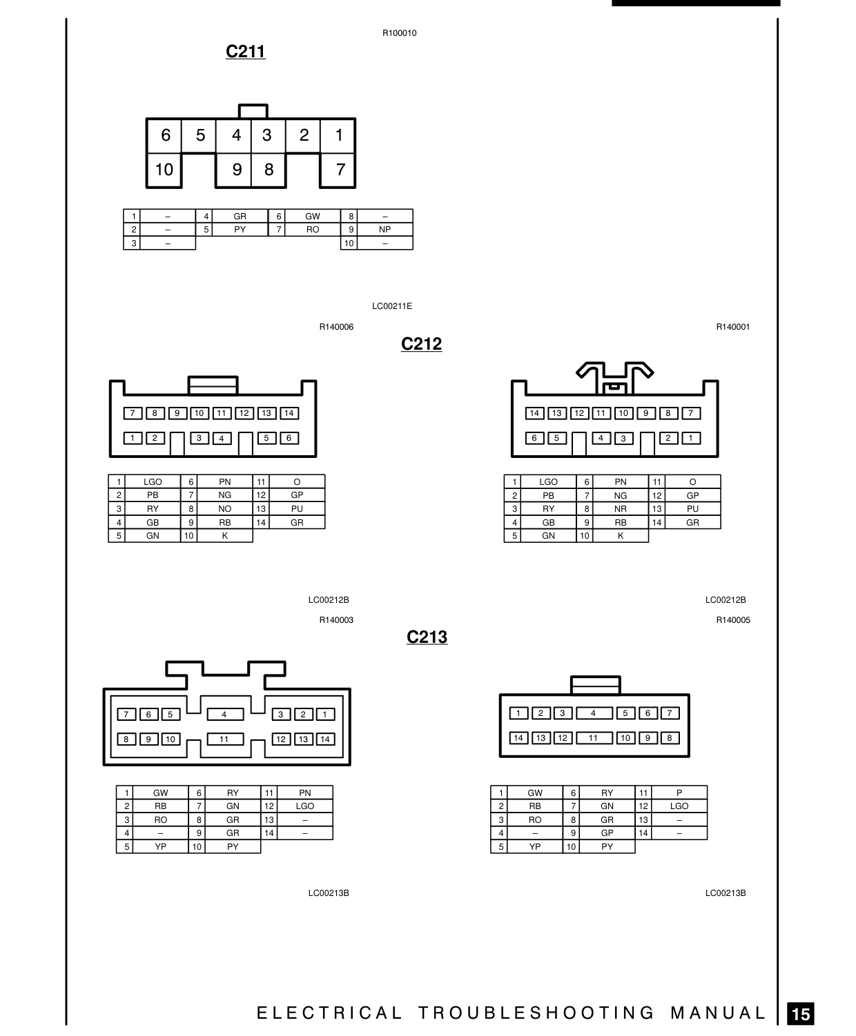 Connector Views – Circuit Diagram