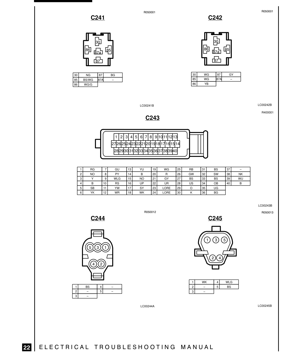 Connector Views – Circuit Diagram