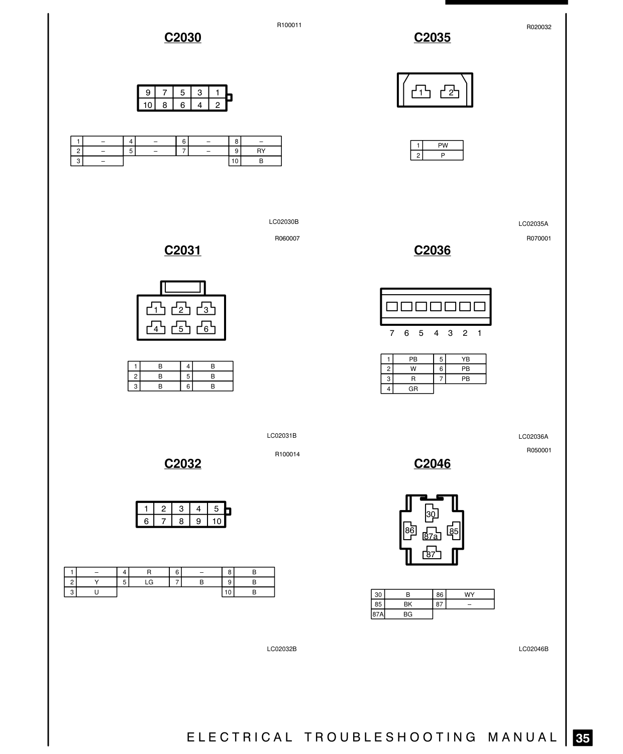 Connector Views – Circuit Diagram