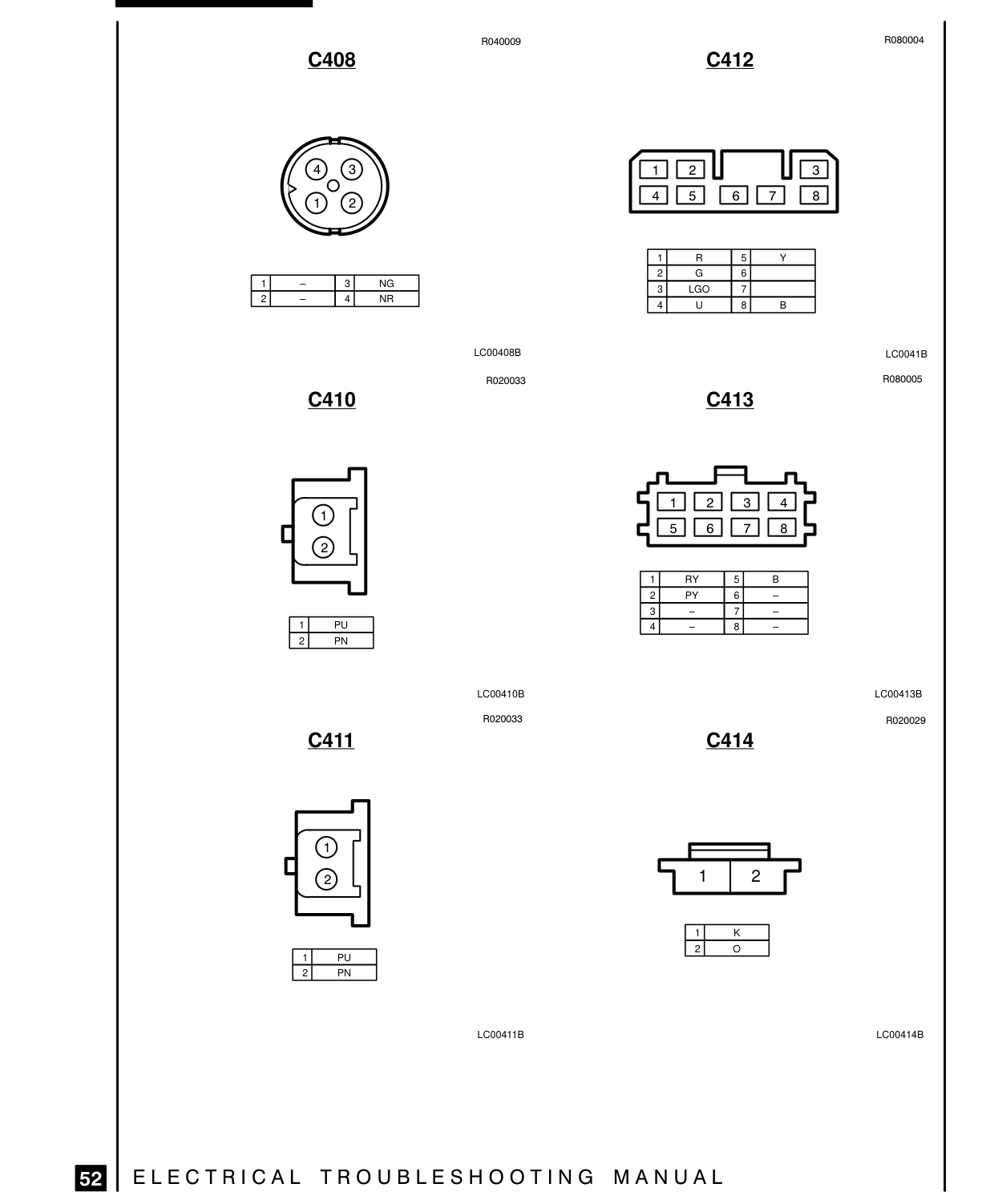 Connector Views – Circuit Diagram