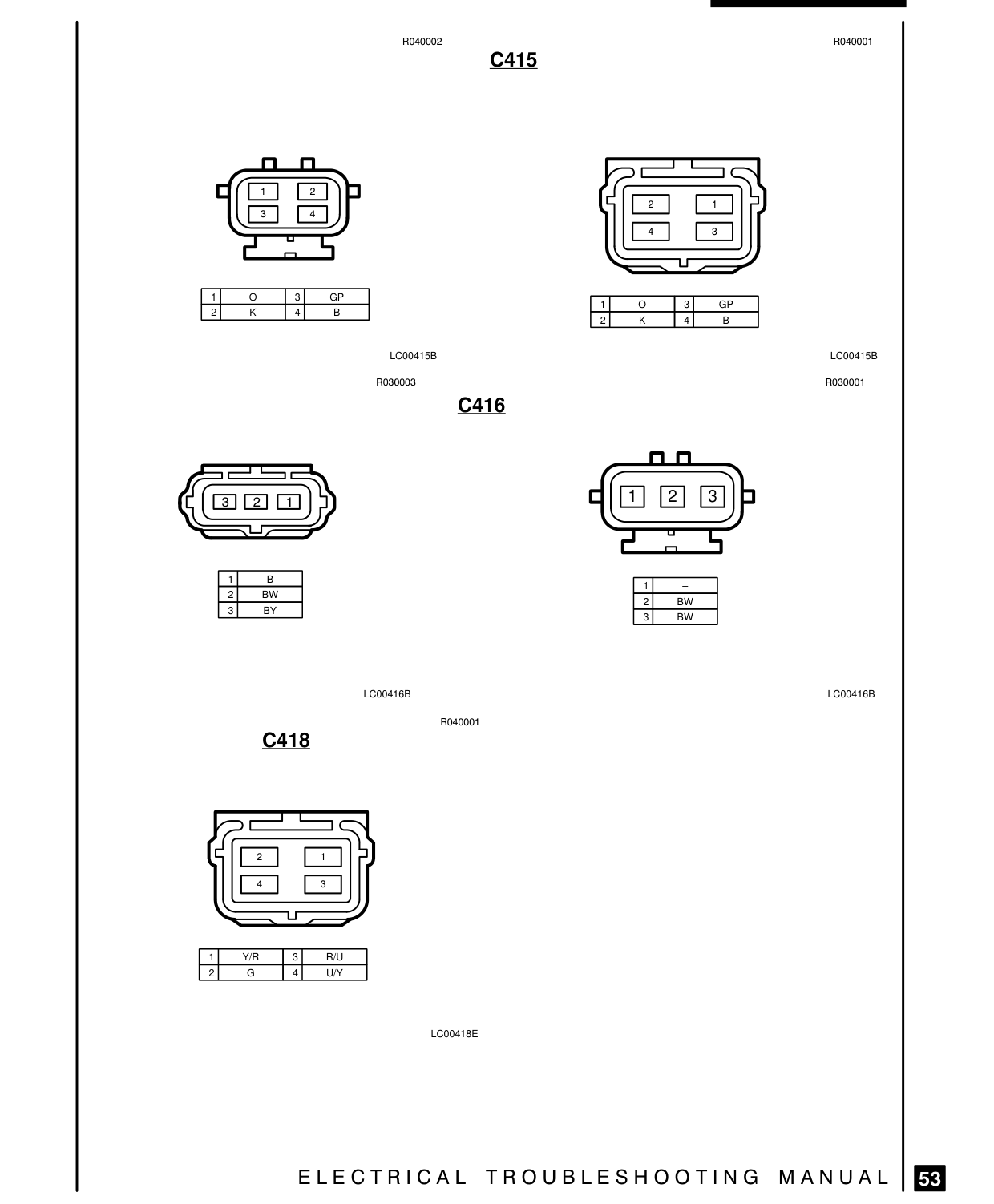 Connector Views – Circuit Diagram