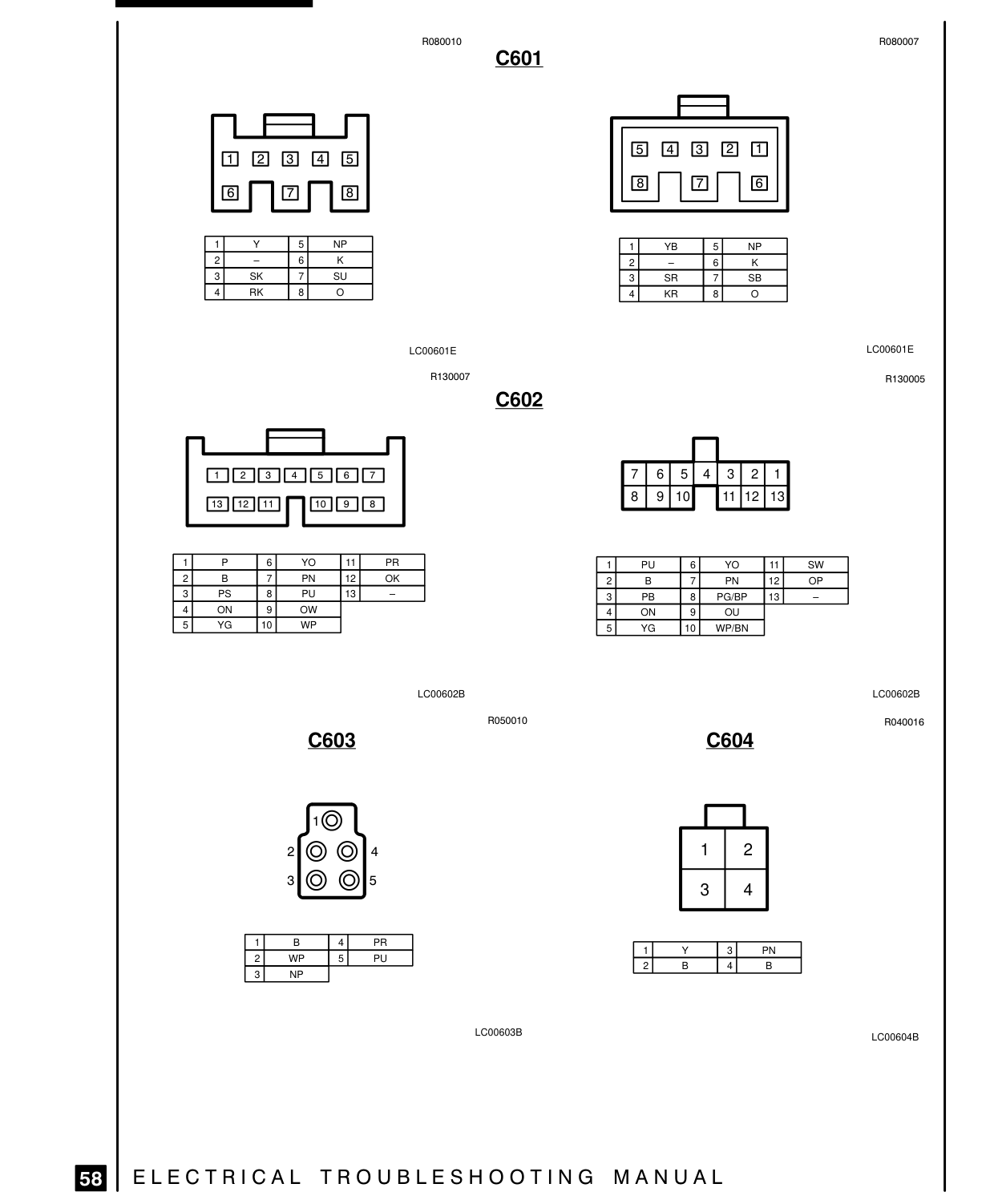 Connector Views – Circuit Diagram