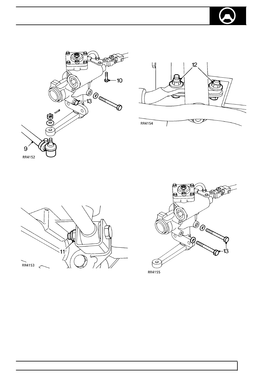 Land Rover Service and Repair Manuals > Range Rover Classic > 57 STEERING REPAIR