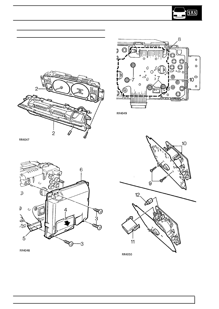 Supplementary Restraint System Warning Light