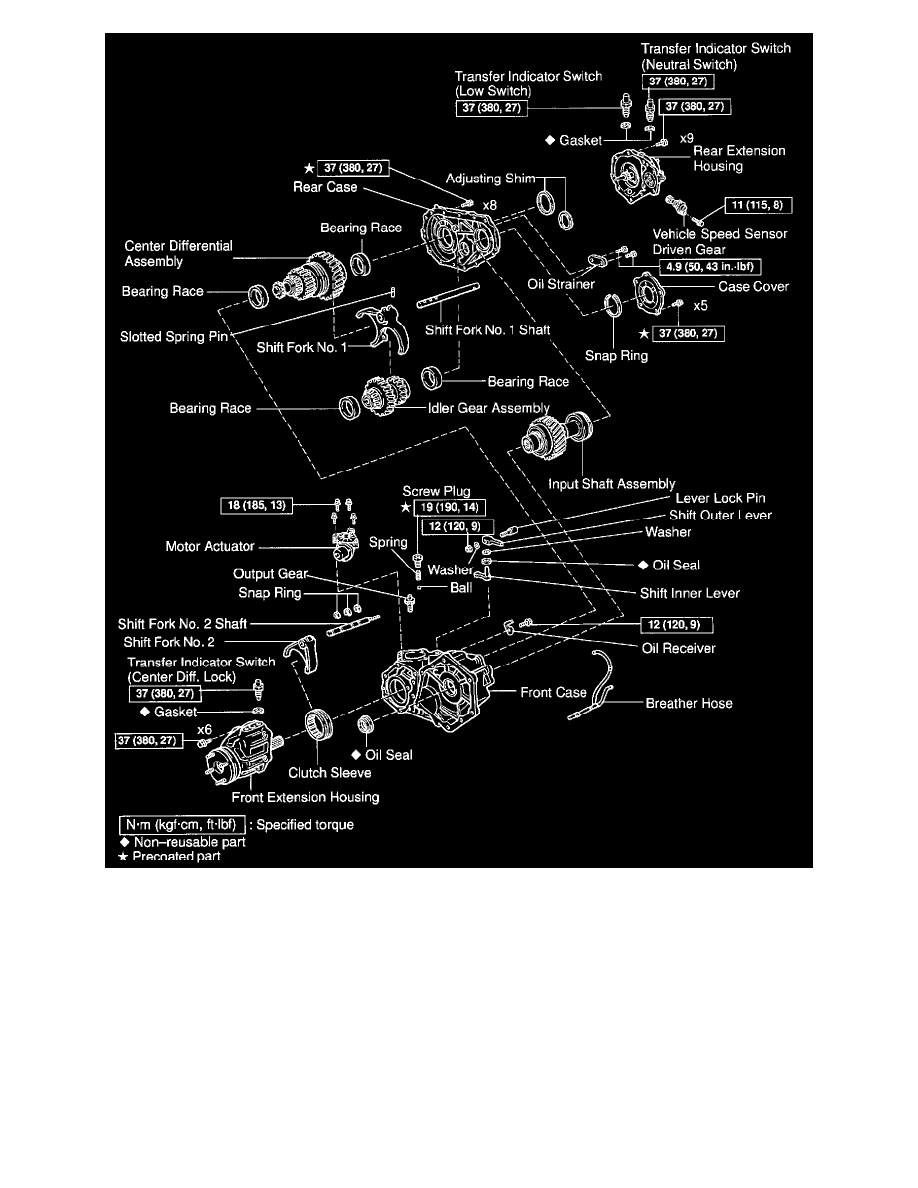 Lexus Service and Repair Manuals > LX 470 V84.7L (2UZFE