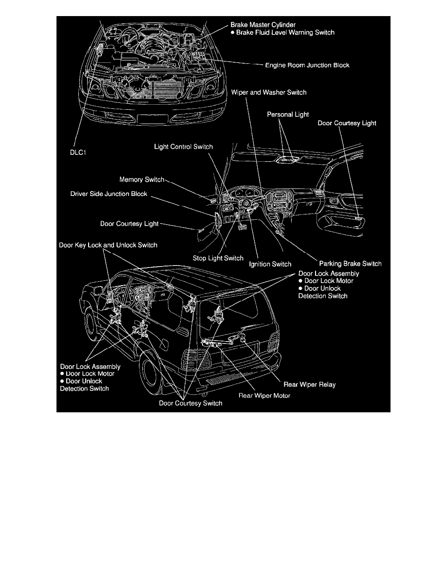 Lexus Service and Repair Manuals > LX 470 V84.7L (2UZFE