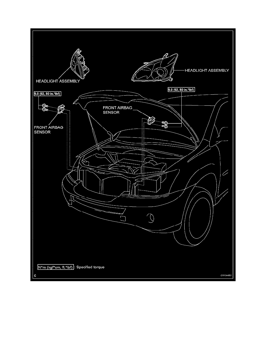 Lexus Workshop Manuals > RX 350 AWD V6-3.5L (2GR-FE) (2007) > Restraint ...