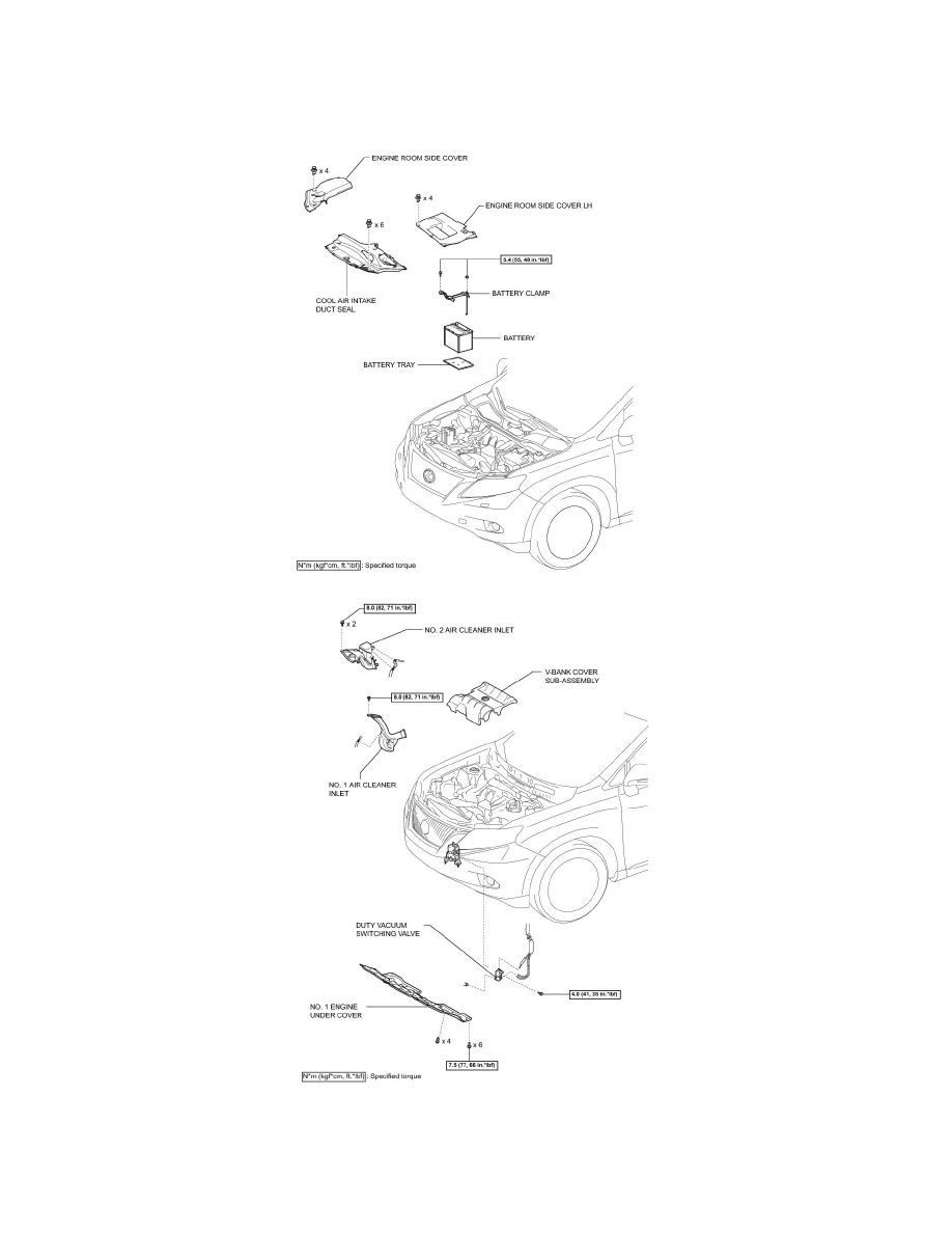Lexus Service and Repair Manuals > RX 350 FWD V63.5L (2GRFE