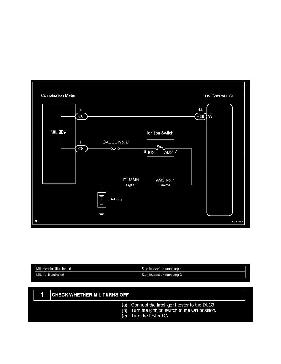 Lexus Manuals > RX 400h AWD V63.3L (3MZFE) Hybrid (2007