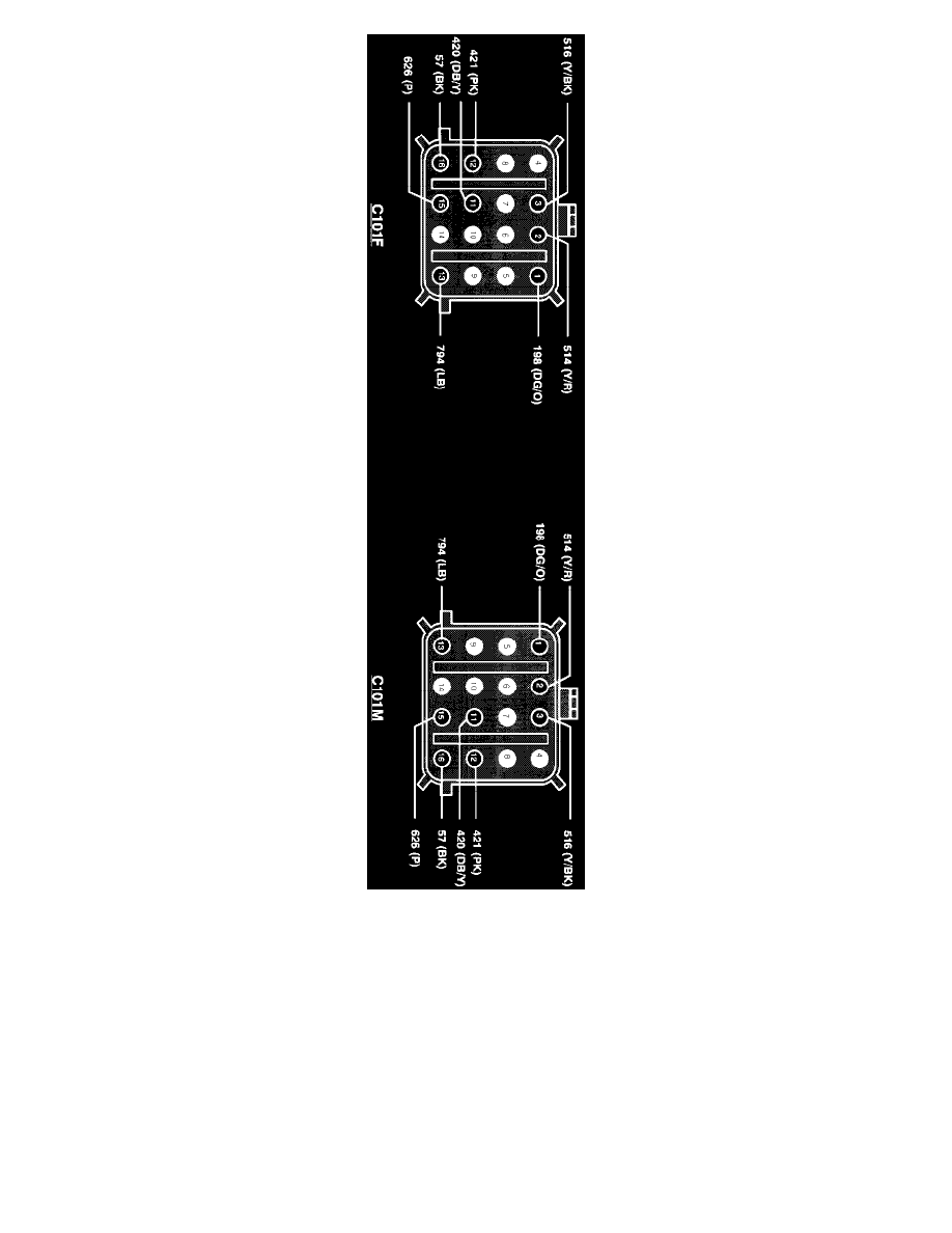 Lincoln Service and Repair Manuals > Continental V84.6L DOHC